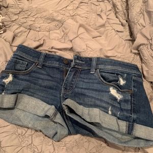 Denim shorts